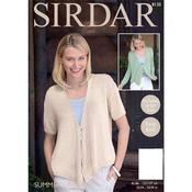 Sirdar Pattern 8135 Cardigans in Summer Linen DK