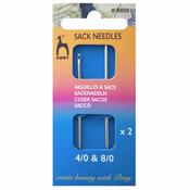 Hand Sewing Sack Needles: Size 4/0 and 8/0 image