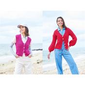 Stylecraft Pattern 10111 Cardigan &amp; Waistcoat in ReLove Aran