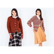 Stylecraft Pattern 10271 Ribbed Jackets in Aran