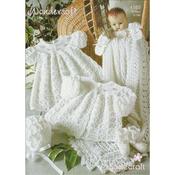 Stylecraft Pattern 4165 Christening Layette in 3ply image