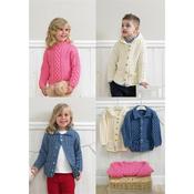 Stylecraft Pattern 4205 Duffle Jackets &amp; Sweater in Aran