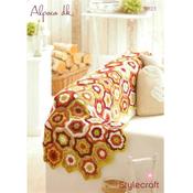 Stylecraft Crochet Pattern 9101 Star Motif Runner