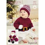 Stylecraft Booklet 9870 Santa Toy, Hat &amp; Sweater in DK