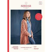 Pattern 10212 Long Cardigan in Cashmere Merino Silk DK
