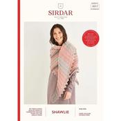 Sirdar Booklet 10217 Shawl in Shawlie