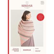 Sirdar Booklet 10218 Shawl in Shawlie