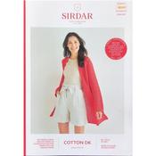 Sirdar Booklet 10249 Crochet Cardigan in Cotton DK image