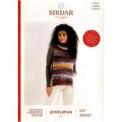 Sirdar Booklet 10292 Cabled Bib in Jewelspun Aran