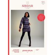 Sirdar Booklet 10713 Sweater Dress in Jewelspun Aran
