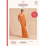 Sirdar Booklet 10829 Slinky Sundown Crochet Maxi Dress in Stories