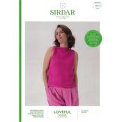 Sirdar 10915 Booklet - Top in Loveful DK