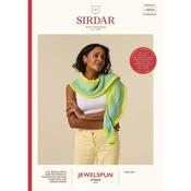 Sirdar 10926 Booklet - Shawls in Jewelspun Ombre Aran