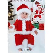 Sirdar Pattern 1462 Santa Suit in Snuggly DK and Snuggly Snowflake Chunky image