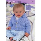 Sirdar Pattern 1518 Cardigans in Snuggly DK