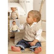 Sirdar Pattern 1784 Sweaters &amp; Tank Top in Snuggly DK