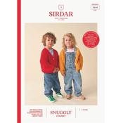 Sirdar Booklet 2630 Kids Cardigan in Snuggly Chunky