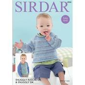 Pattern 4904 Babies &amp; Childrens Sweaters Knitted in DK ..EASY KNIT