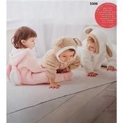 Sirdar Booklet 5306 Sheep, Teddy &amp; Bunny Onsies in Snuggly Bunny