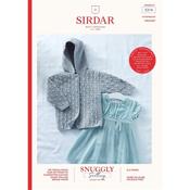 Sirdar CROCHET Booklet 5314 Hoodie in Sirdar Snuggly Soothing DK