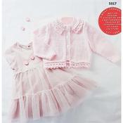 Sirdar Booklet 5317 Baby Cardigan in DK