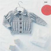 Sirdar Booklet 5318 Baby Cardigan in DK