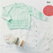 Sirdar Booklet 5319 Baby Sweater in DK