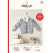 Booklet 5346 Babies Cardigan in Snuggly Soothing DK   ds