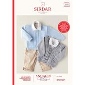 Booklet 5347 Baby Sweater and Cardigan Knitted in Snuggly Soothing DK