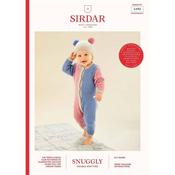 Sirdar Booklet 5490 Half n Half Romper and Pom Pom Hat in Snuggly DK image