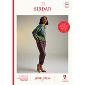 Sirdar Book 584 Midnight Garden - Jewelspun Aran