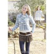 Pattern 9706 Cardigan and Scarf in Crofter DK