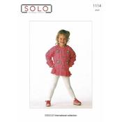 Solo Pattern 1114 Childs Jumper in ARAN image