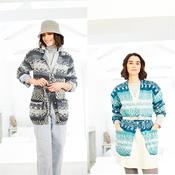 Stylecraft Pattern 10074 Cardigans in Easy Fair Isle Effect