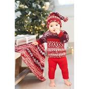 Stylecraft Pattern 10077 Sweater, Blanket &amp; Hat in Easy Fair Isle Effect