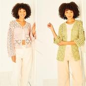 Stylecraft CROCHET Pattern 10153 Jackets in Soft Pastels Aran