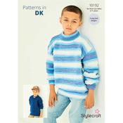 Stylecraft Pattern 10192 Sweaters in Merry Go Round DK and Special DK