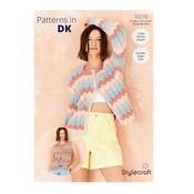 Stylecraft Pattern 10210 Cardigan &amp; Waistcoat in DK