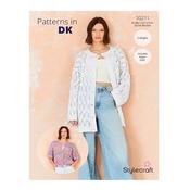 Stylecraft Pattern 10211 Cardigan and Coat in Cotton Twist dk &amp; Colour Burst dk
