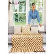Stylecraft Pattern 9937 Crochet Blankets &amp; Cushion in Special XL &amp; Special XL Tweed