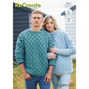 Stylecraft Pattern 9951 Sweaters in ReCreate Chunky (M)