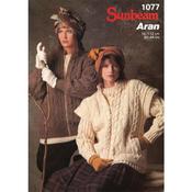 Sunbeam Pattern 1077 Jacket with Vertical Pockets &amp; Matching Body Warmer