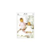 Teddy Pattern 7113 Baby Doll/Premature Baby Layette in 4 Ply