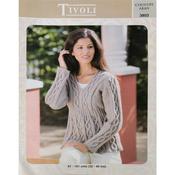 Pattern 3803 Ladies Aran Sweater