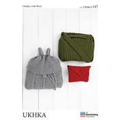 UKHKA Pattern 147 Bags in Chunky