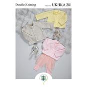 Pattern UKHKA 281 - Cardigans in Double Knitting 