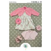 Pattern 55 Babies Bolero Knitted in DK