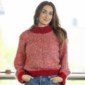 Viking Garn Pattern 2517-8 Sweater in Kid Silk