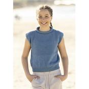 Viking Garn Pattern 2609-3 Kid's Vire Top in Linus