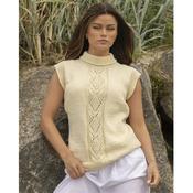Viking Garn Pattern 2423-07 Herlin Top in Linus